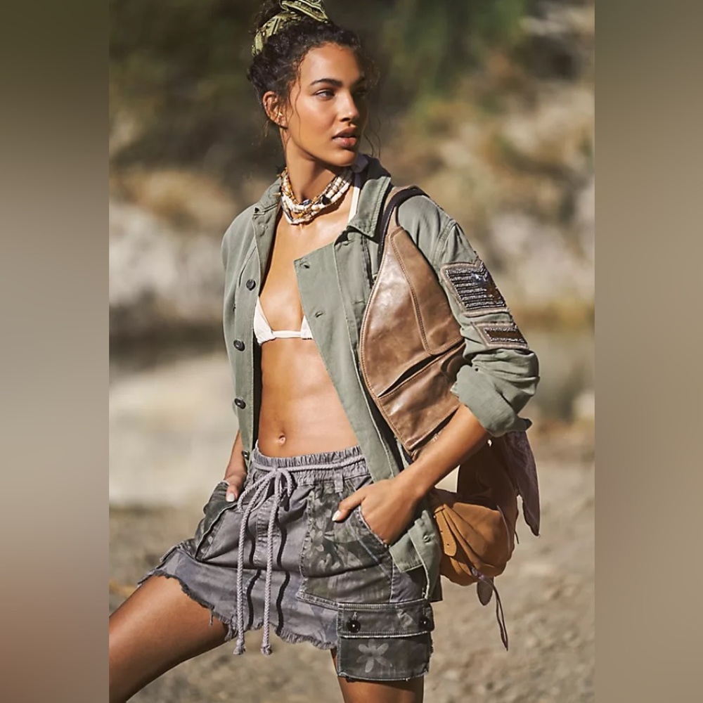 Free People Military Jacket